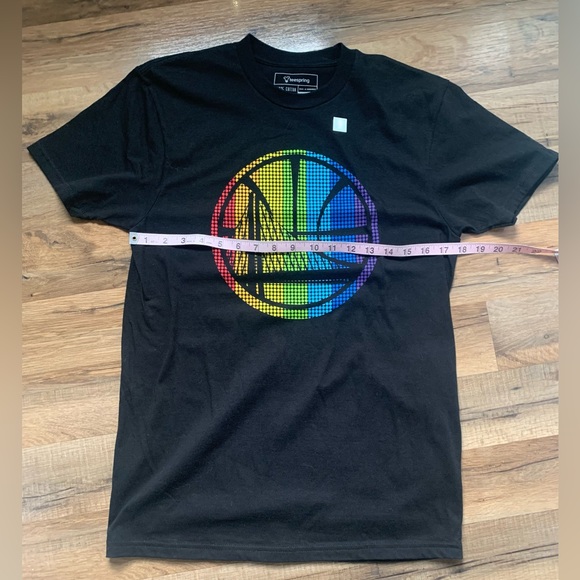 🏀NBA Golden State Logo Tee Shirts Rainbow Treatment for Pride Month Warriors - Picture 4 of 13